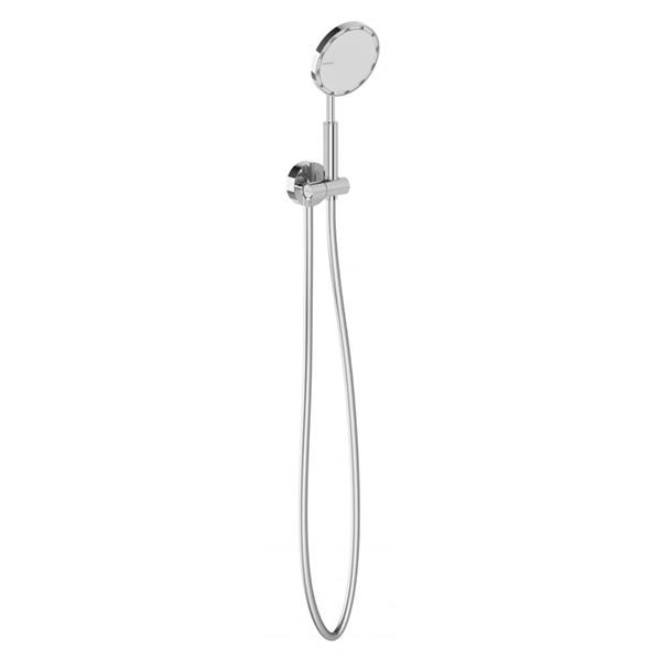 Phoenix NX IKO chrome round hand shower with hose and wall bracket
