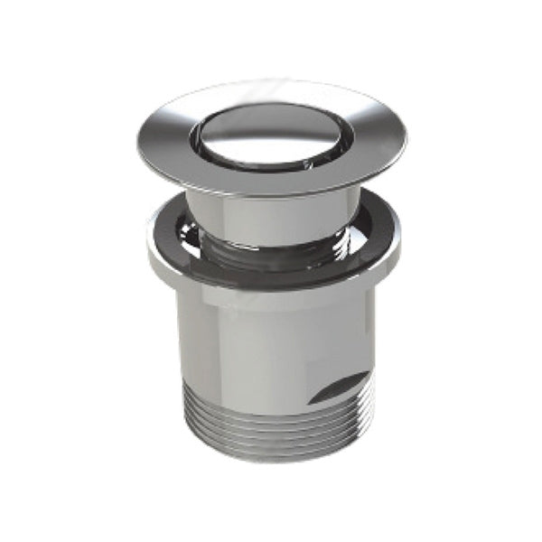 ART Australia chrome round basin pop down plug and waste, 32mm, product on white background