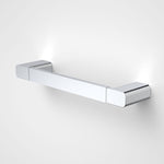 Caroma Luna 300mm hand towel rail in chrome, wall-mounted with softly rounded ends