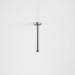 Caroma 200mm chrome ceiling shower arm, vertical round brass arm for overhead shower installation