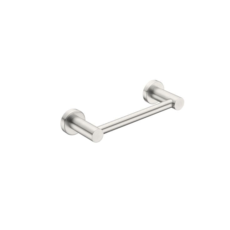 Nero Mecca brushed nickel hand towel rail, wall-mounted with clean contemporary lines
