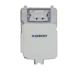 Geberit Sigma 8 concealed cistern, white inwall toilet cistern front view