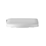 Lafeme Thea luxury white bidet toilet seat, side view on white background
