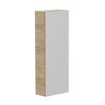 ADP Glacier Pro shaving cabinet, 2-door rectangular wall cabinet with woodgrain sides and grey front