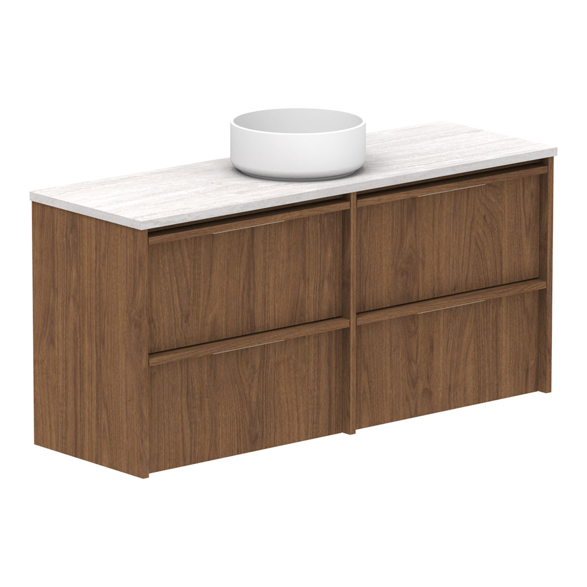 ADP Eli Ensuite Wall Hung Vanity with Cherry Pie Top