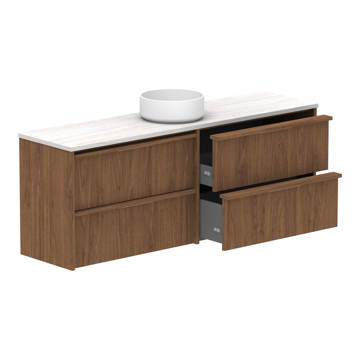ADP Eli Ensuite Wall Hung Vanity with Caesarstone Top