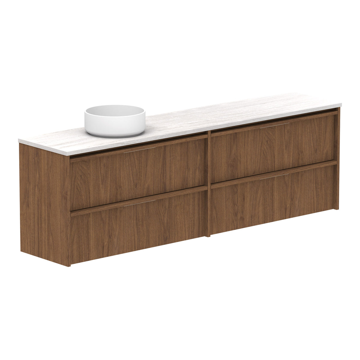ADP Eli Ensuite Wall Hung Vanity with Cherry Pie Top