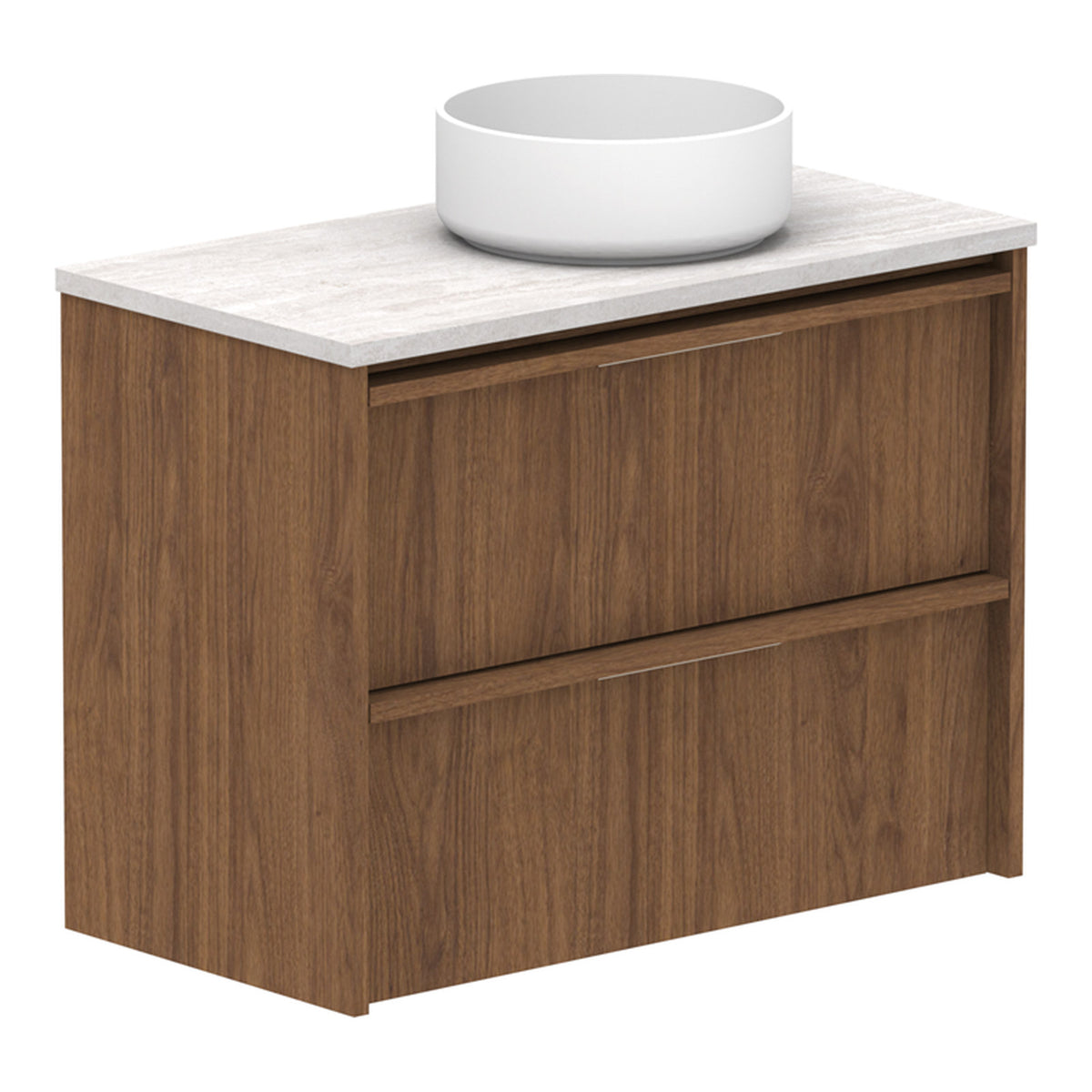 ADP Eli Ensuite Wall Hung Vanity with Cherry Pie Top