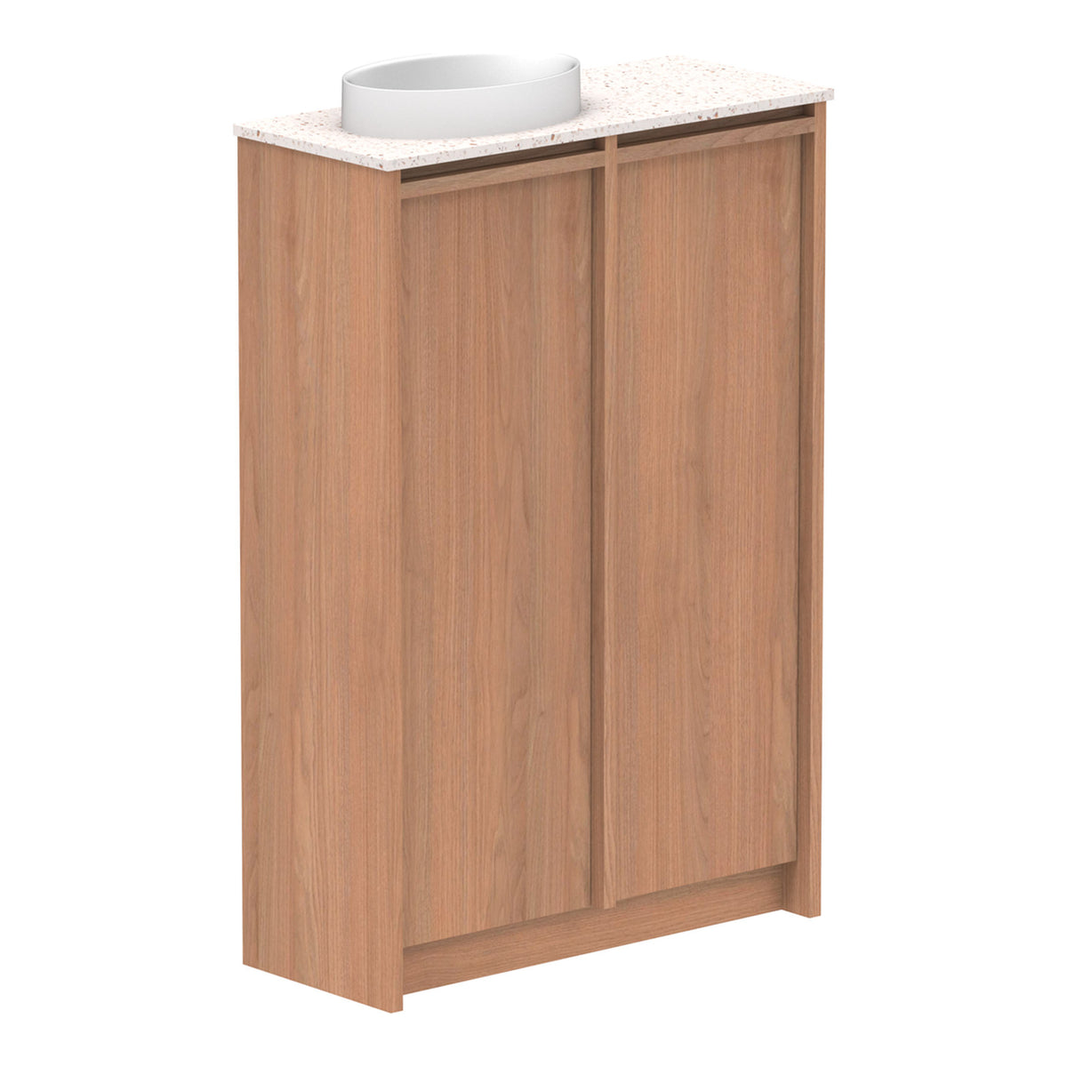 ADP Eli Mini Floor Standing Vanity with Cherry Pie Top