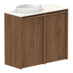ADP Eli Mini Wall Hung Vanity with Caesarstone Top