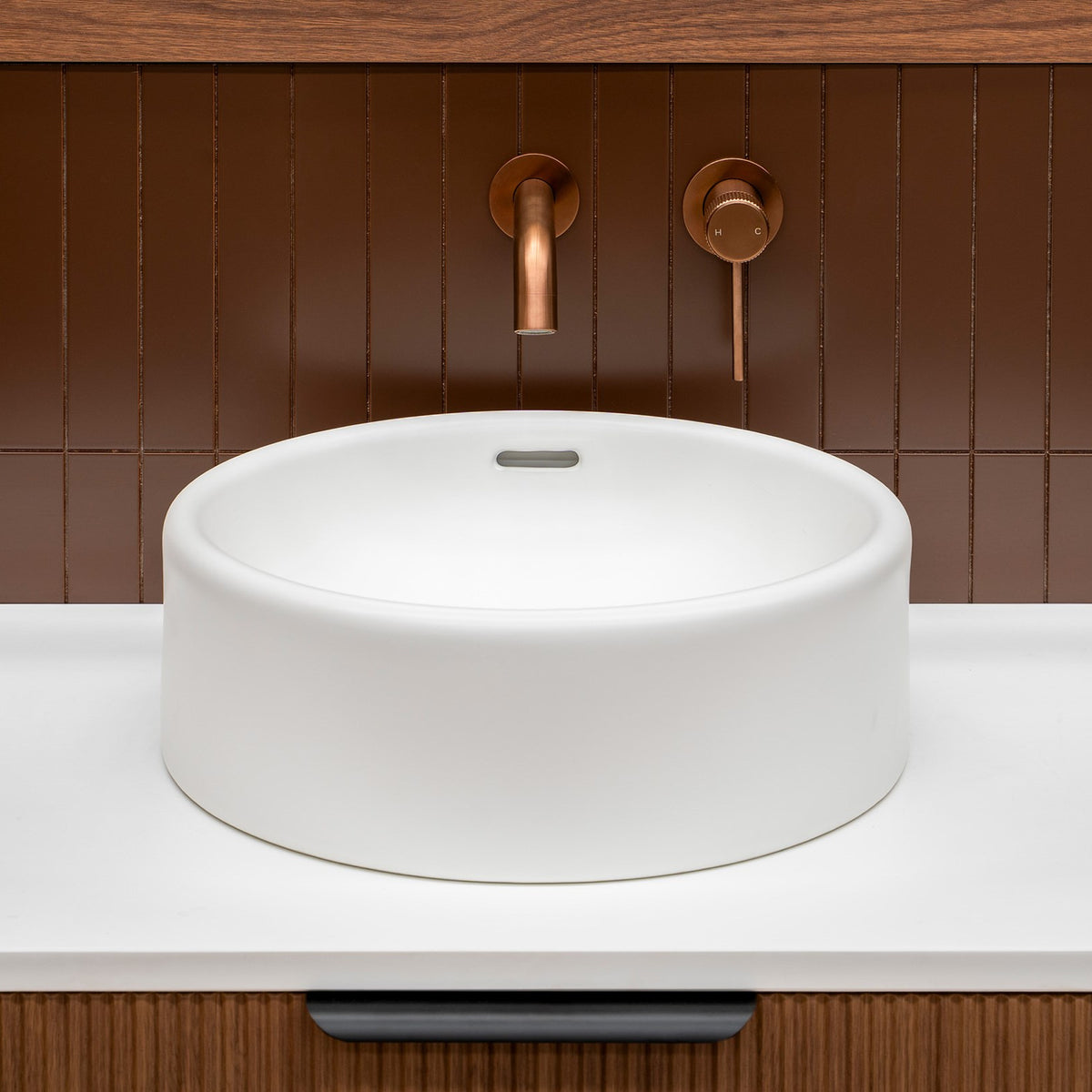 ADP Gerroa 390 Above Counter Basin - Matte White