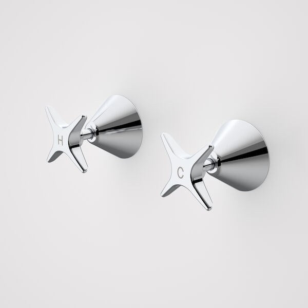 Caroma Elegance II Wall Top Assemblies Chrome