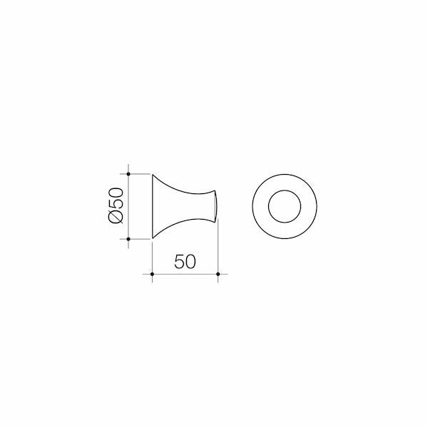 Caroma Elegance Robe Hook Chrome