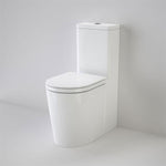 Caroma Liano Cleanflush white wall faced toilet suite with raised height pan and back entry cistern