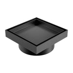 Caroma Square Floor Waste 100mm Outlet Tile Insert - Gunmetal