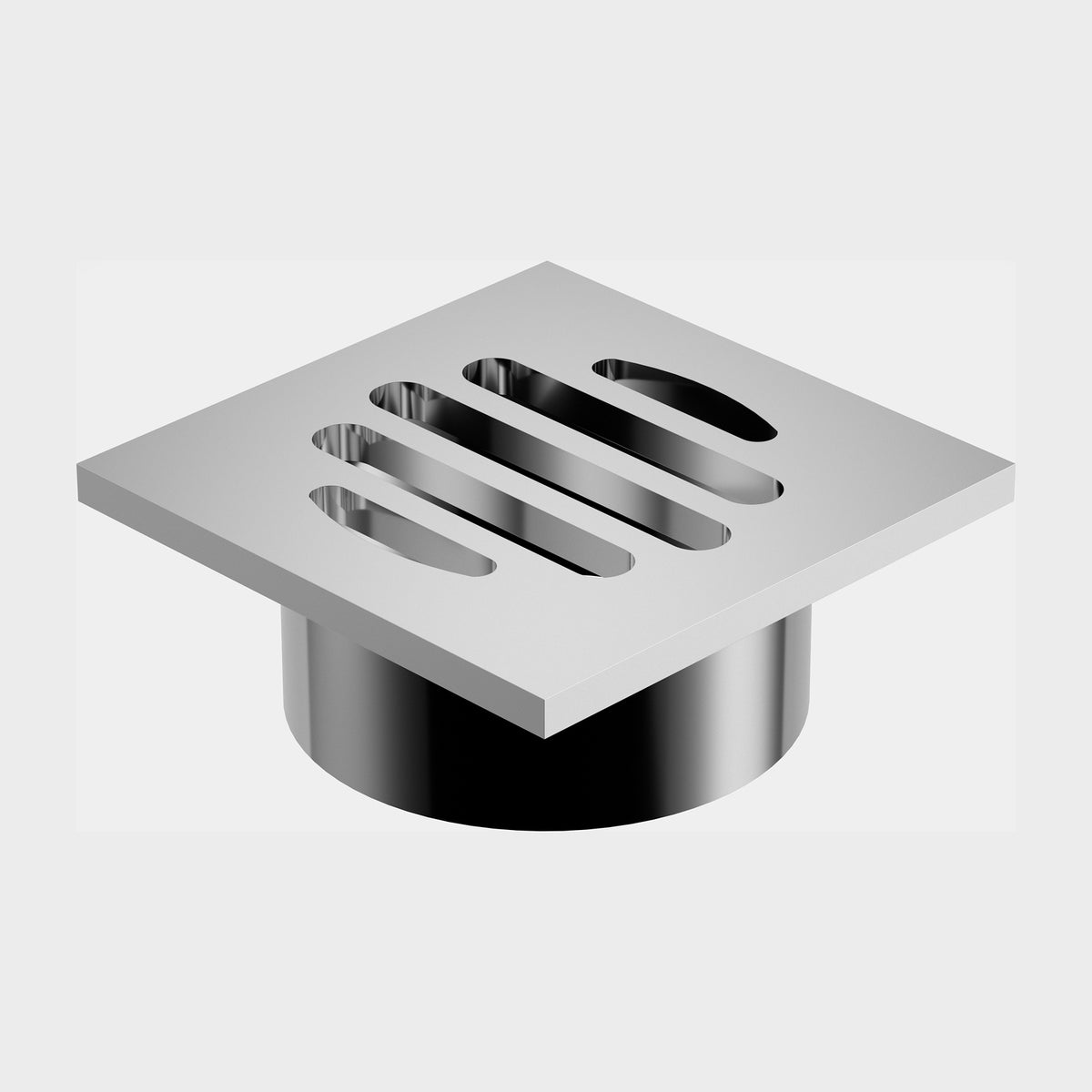 Caroma Square Floor Waste 50mm Outlet - Chrome