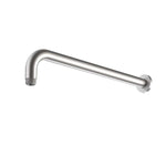 Caroma Titan stainless steel wall shower arm, polished finish, angled wall-mounted shower arm