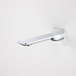 Caroma Urbane II chrome square wall-mounted basin/bath outlet spout with 180mm reach