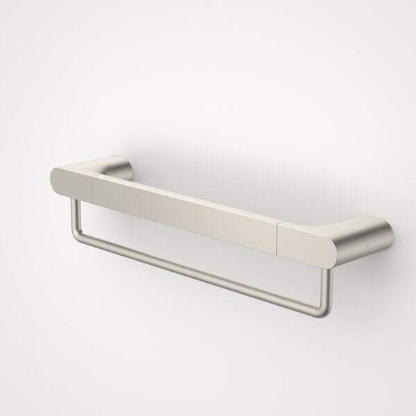 Caroma Urbane II Universal Towel Rail 400mm Set Brushed Nickel