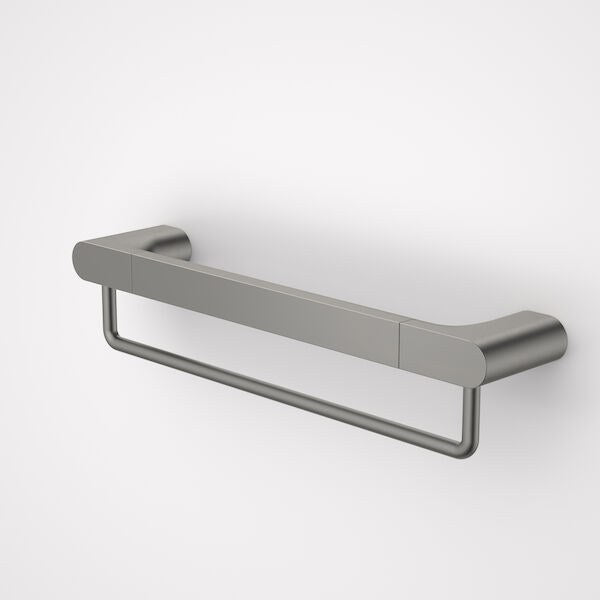 Caroma Urbane II Universal Towel Rail 400mm Set Gunmetal
