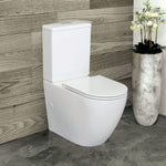 Fienza Alix Extra Height Back-to-Wall Toilet Suite With Slim Seat