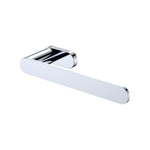 Fienza Empire Slim hand towel holder in chrome, slim rounded wall-mounted bathroom accessory on white background