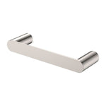 Fienza Empire Slim hand towel rail in brushed nickel, 220mm rounded stainless steel wall-mounted holder