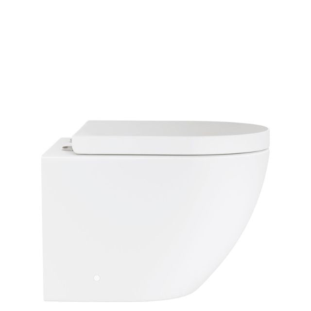 Fienza Koko Tornado Flush Wall Hung Toilet Suite Matte White
