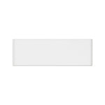 Fienza Olivia medium butler sink, gloss white fire clay ceramic, flat-front view against white background