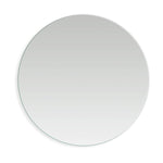 Marquis Orbit round wall mirror, 750mm, with slim unframed edge in a clean front view
