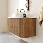 Marquis Shore 2 Drawer Wall Hung Vanity with Symphony Solid Surface Top and Basin
