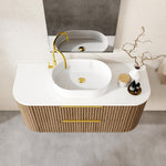 Marquis Shore 2 Drawer Wall Hung Vanity with Symphony Solid Surface Top and Basin
