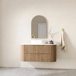 Marquis Shore 2 Drawer Wall Hung Vanity with Symphony Solid Surface Top and Basin