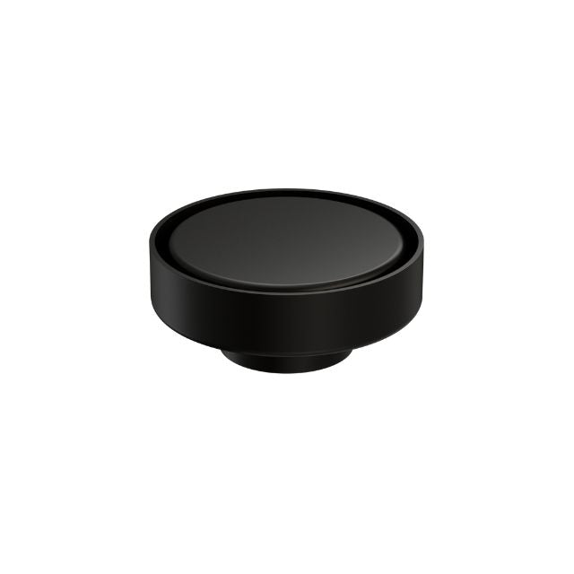 Nero round tile insert floor waste, matte black, 100mm, for 50mm outlet