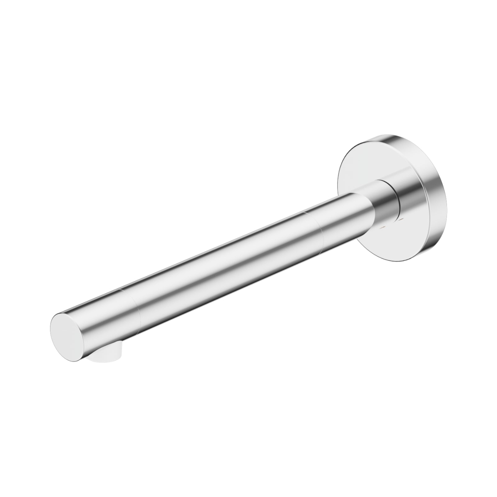 Nero Dolce II chrome basin/bath spout, wall-mounted round design