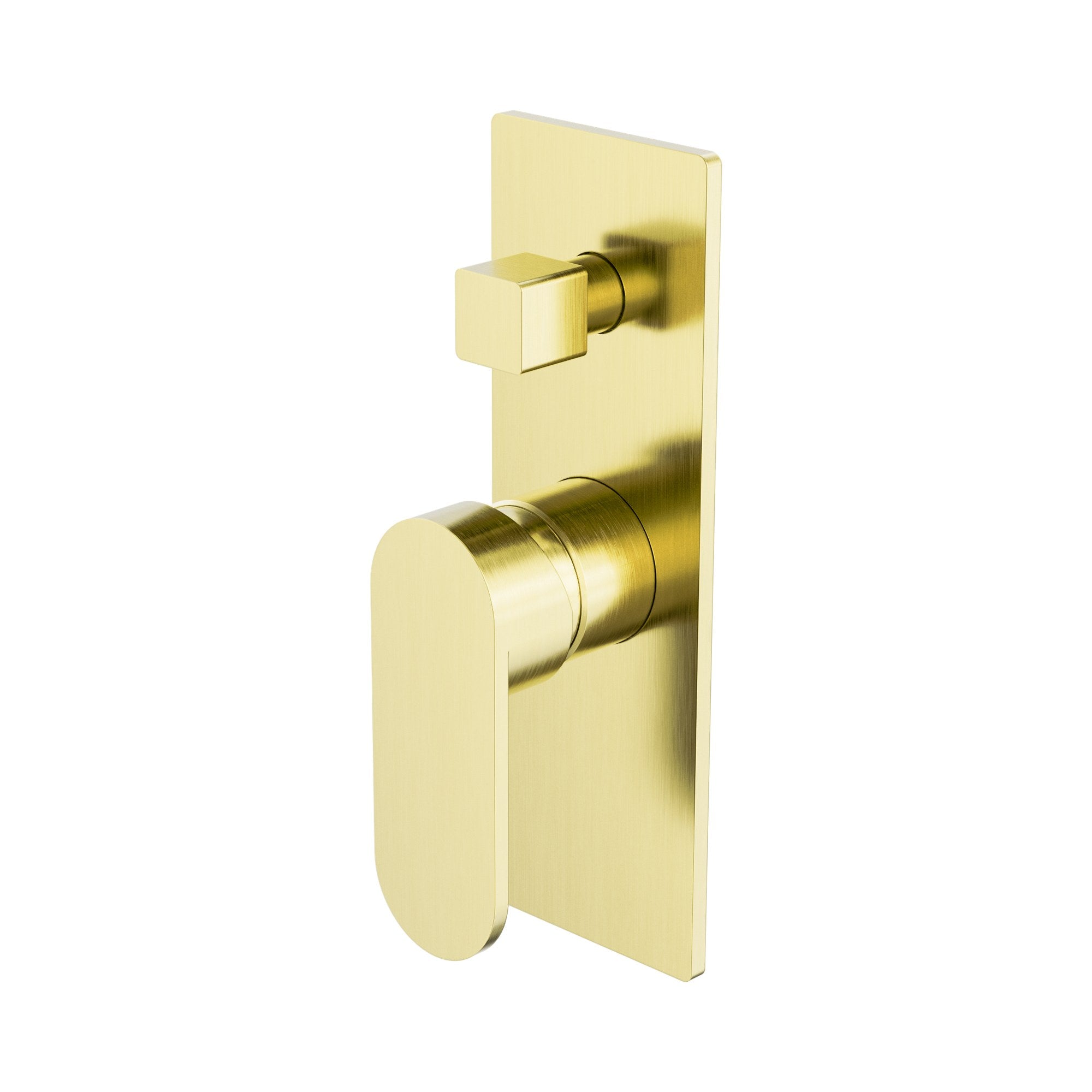 Nero Ecco Shower Mixer With Diverter Brushed Gold