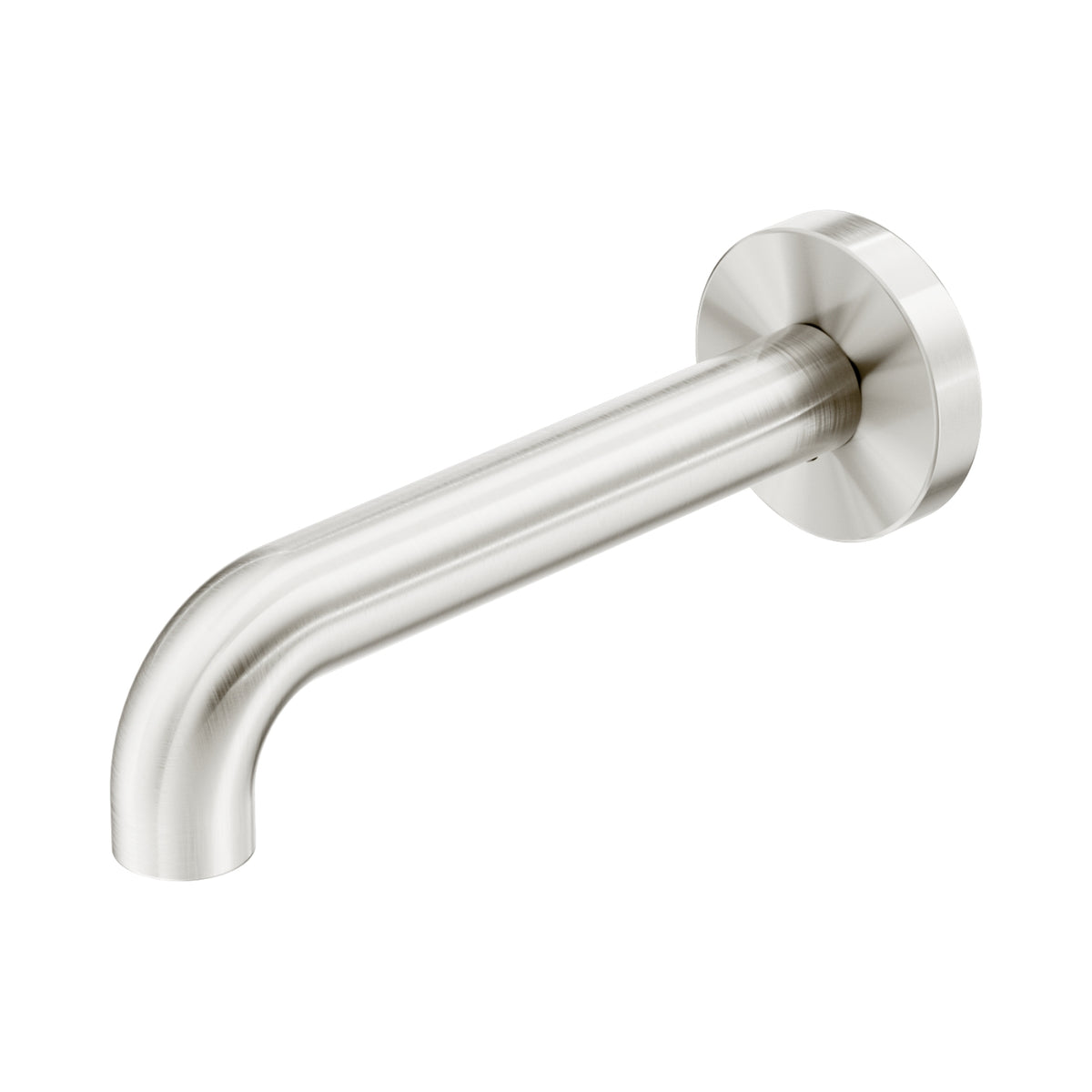 Nero Mecca Basin/Bath Spout Only 160mm II - Brushed Nickel
