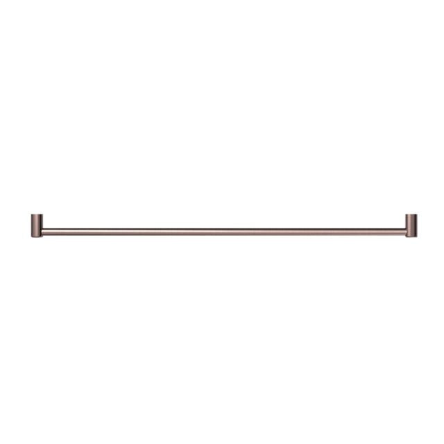 Nero Mecca Care 1200mm grab rail, brushed bronze, horizontal straight bathroom rail