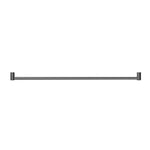 Nero Mecca Care 1200mm grab rail in gunmetal, horizontal single rail on white background