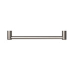 Nero Mecca Care 450mm grab rail, brushed nickel finish, straight horizontal bathroom support bar