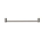 Nero Mecca Care 600mm grab rail in brushed nickel, straight horizontal wall-mounted bathroom safety rail