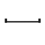 Nero Mecca Care 600mm matte black grab rail with 25mm round bar, shown front on against a white background