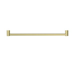 Nero Mecca Care 900mm grab rail in brushed gold, straight horizontal bathroom rail with round wall mounts