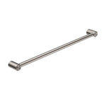 Nero Mecca Care 900mm grab rail in brushed nickel, 32mm stainless steel bathroom grab bar with round wall mounts