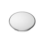 Nero Mecca Care 32mm grab rail cap, chrome round finish, top view