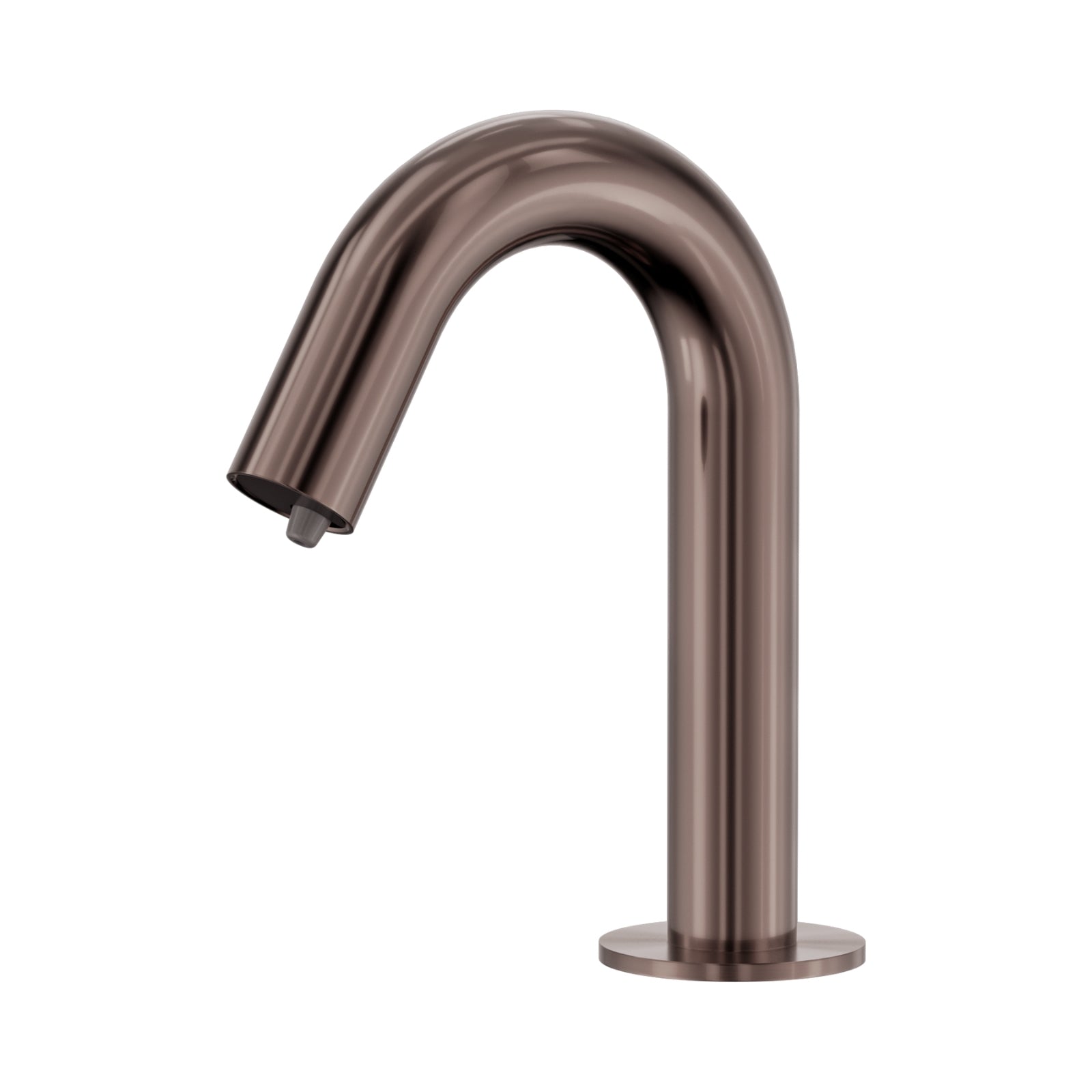 Nero Mecca hob-mounted sensor soap dispenser in brushed bronze, shown in a product view on white background