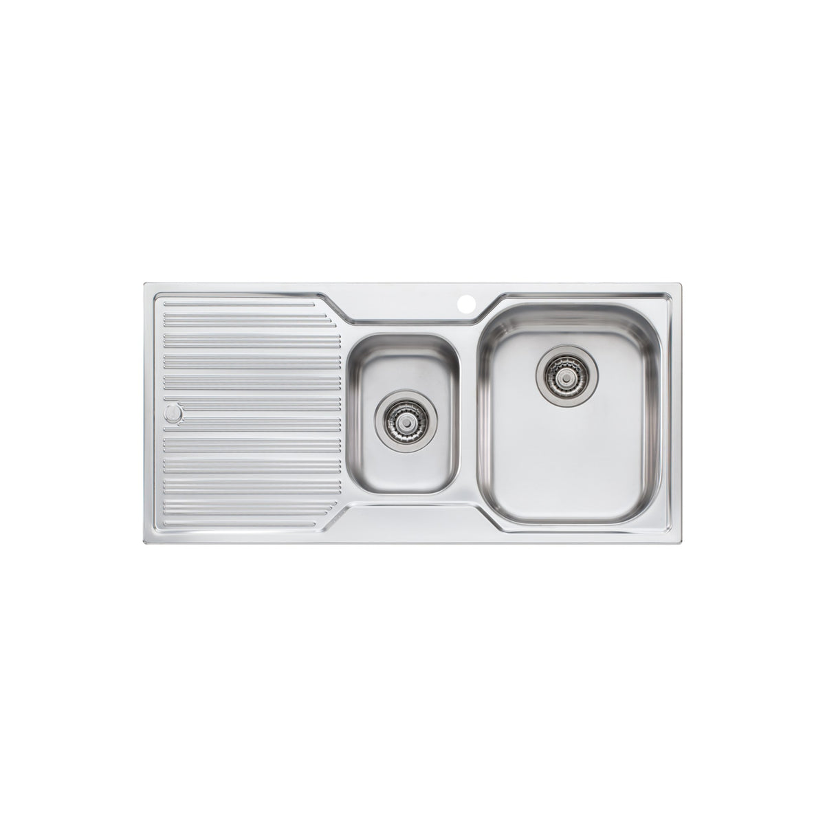 Oliveri Diaz 1 & 1/2 Bowl Sink With Drainer Left Hand Drainer