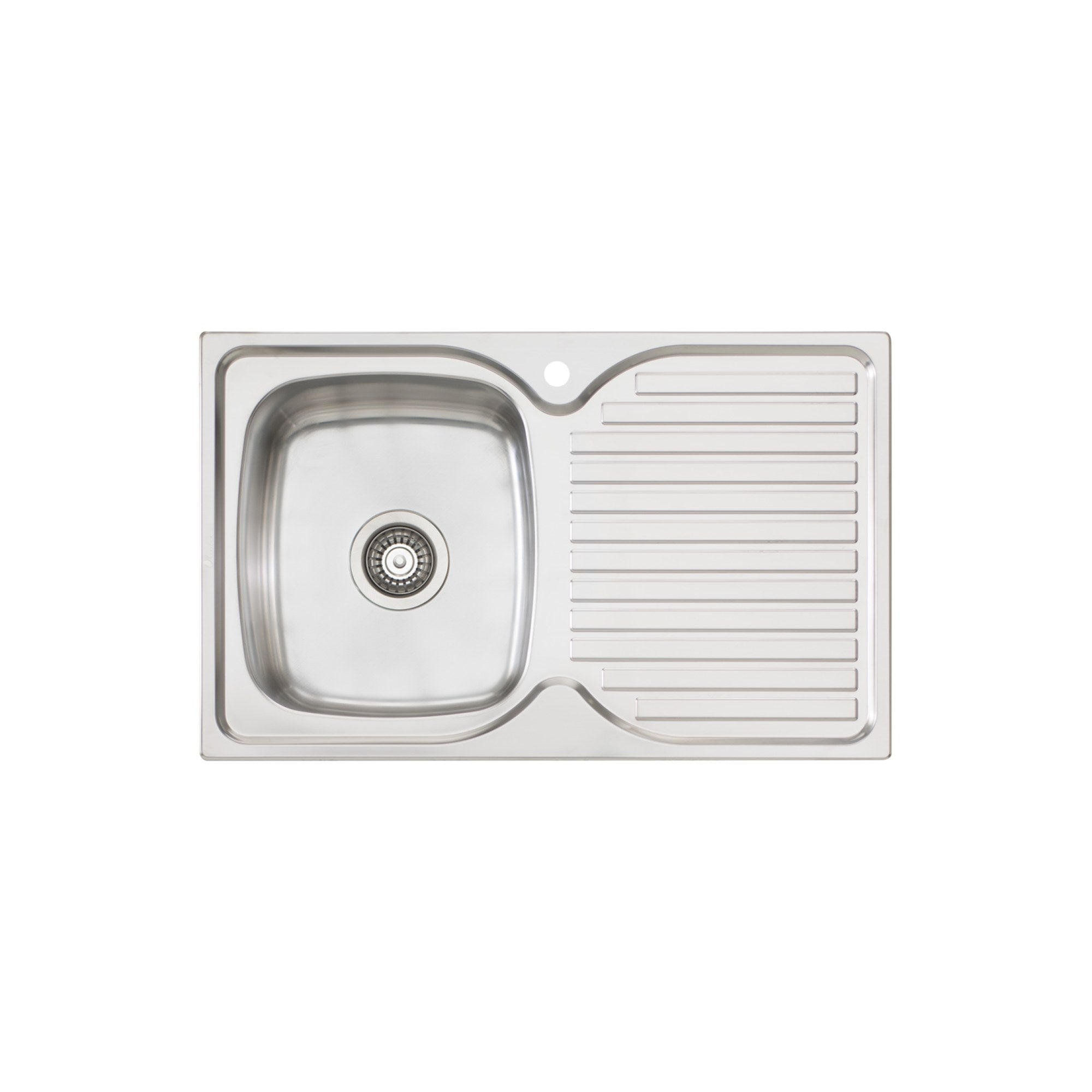 Oliveri Endeavour Single Bowl Sink With Drainer Right Hand Drainer