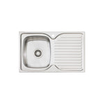 Oliveri Endeavour Single Bowl Sink With Drainer Right Hand Drainer
