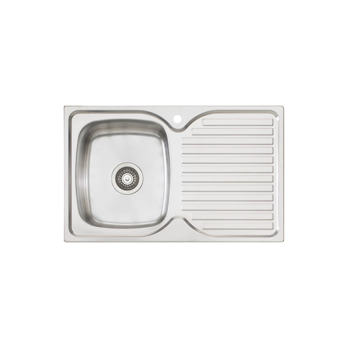 Oliveri Endeavour Single Bowl Sink With Drainer Right Hand Drainer